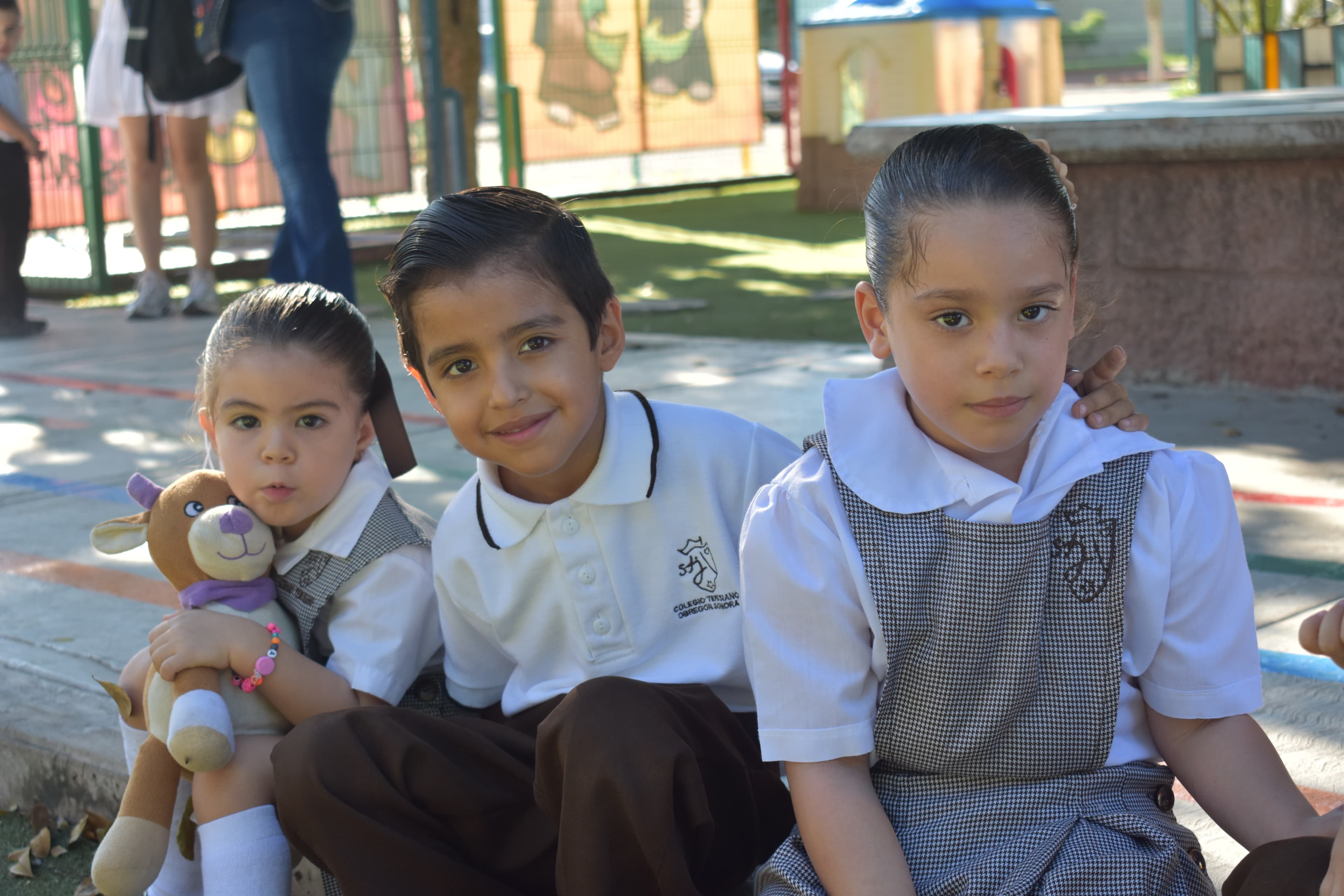 Alumnos de Preescolar en el Colegio Teresiano