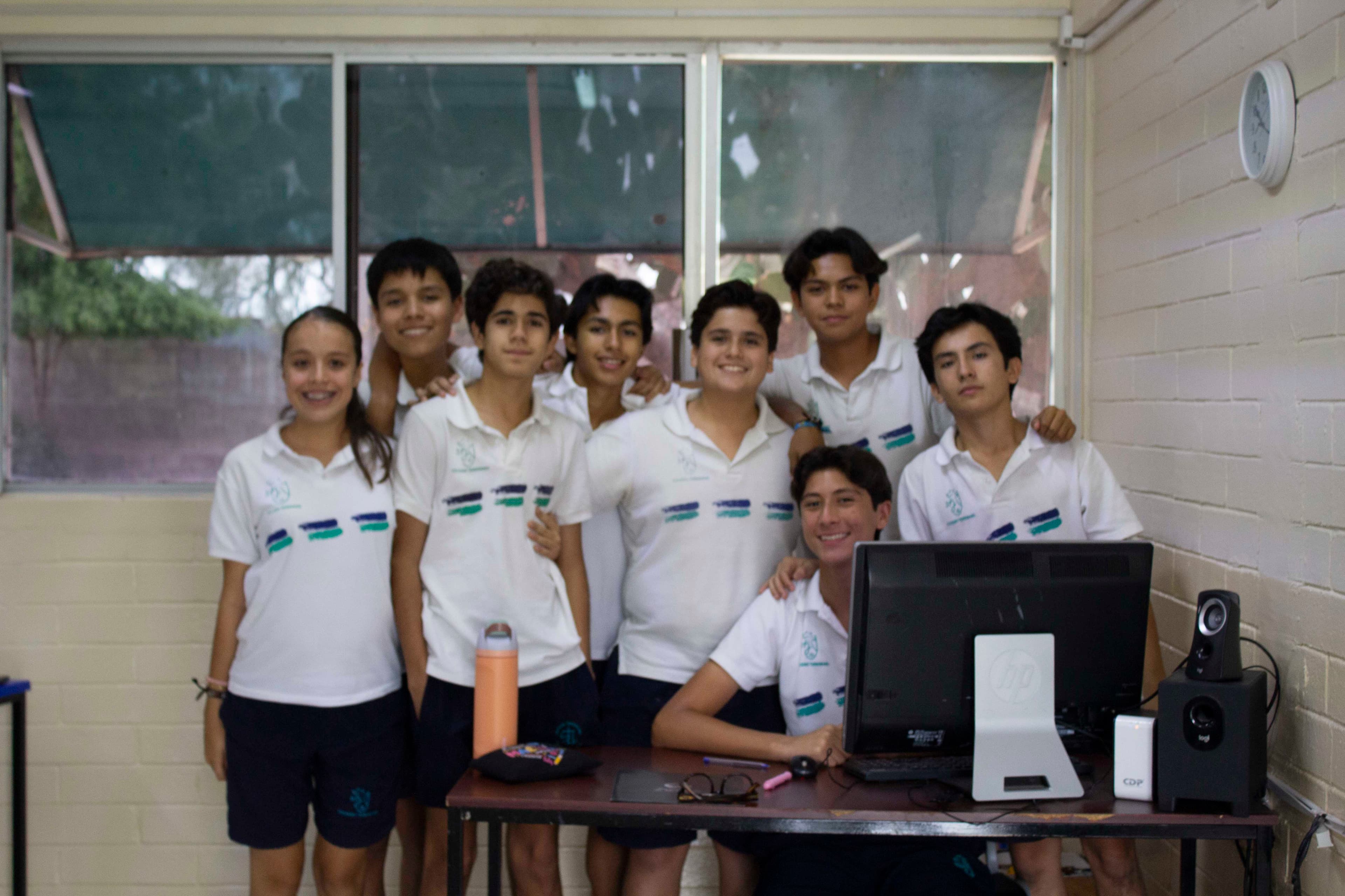 Alumnos de Secundaria en el Colegio Teresiano